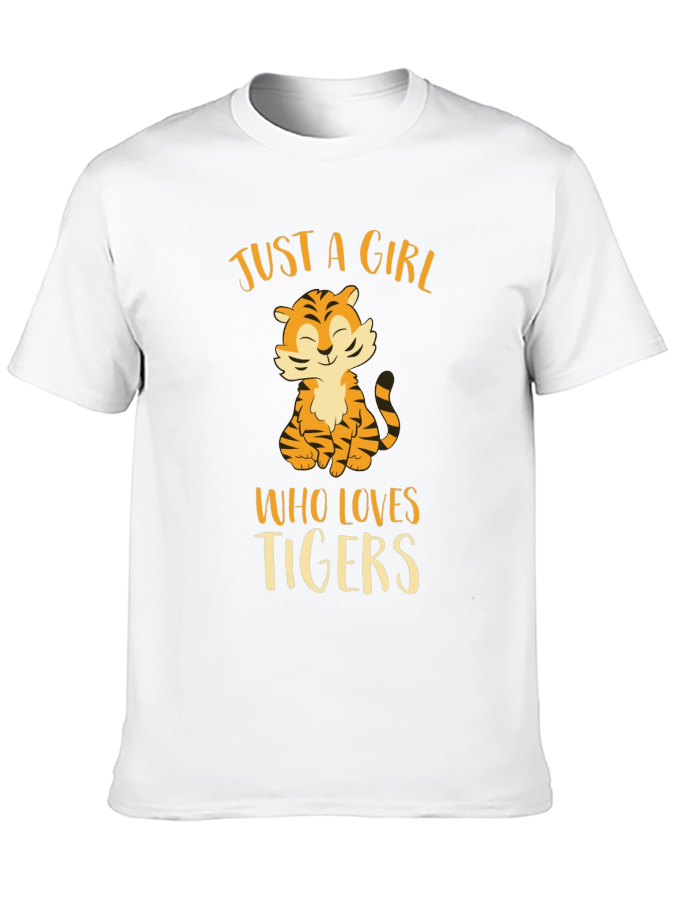 Just a Girl Who Loves Tigers T-Shirt