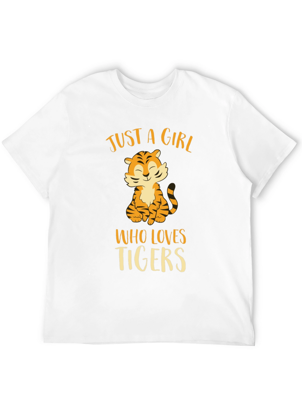 Just a Girl Who Loves Tigers T-Shirt