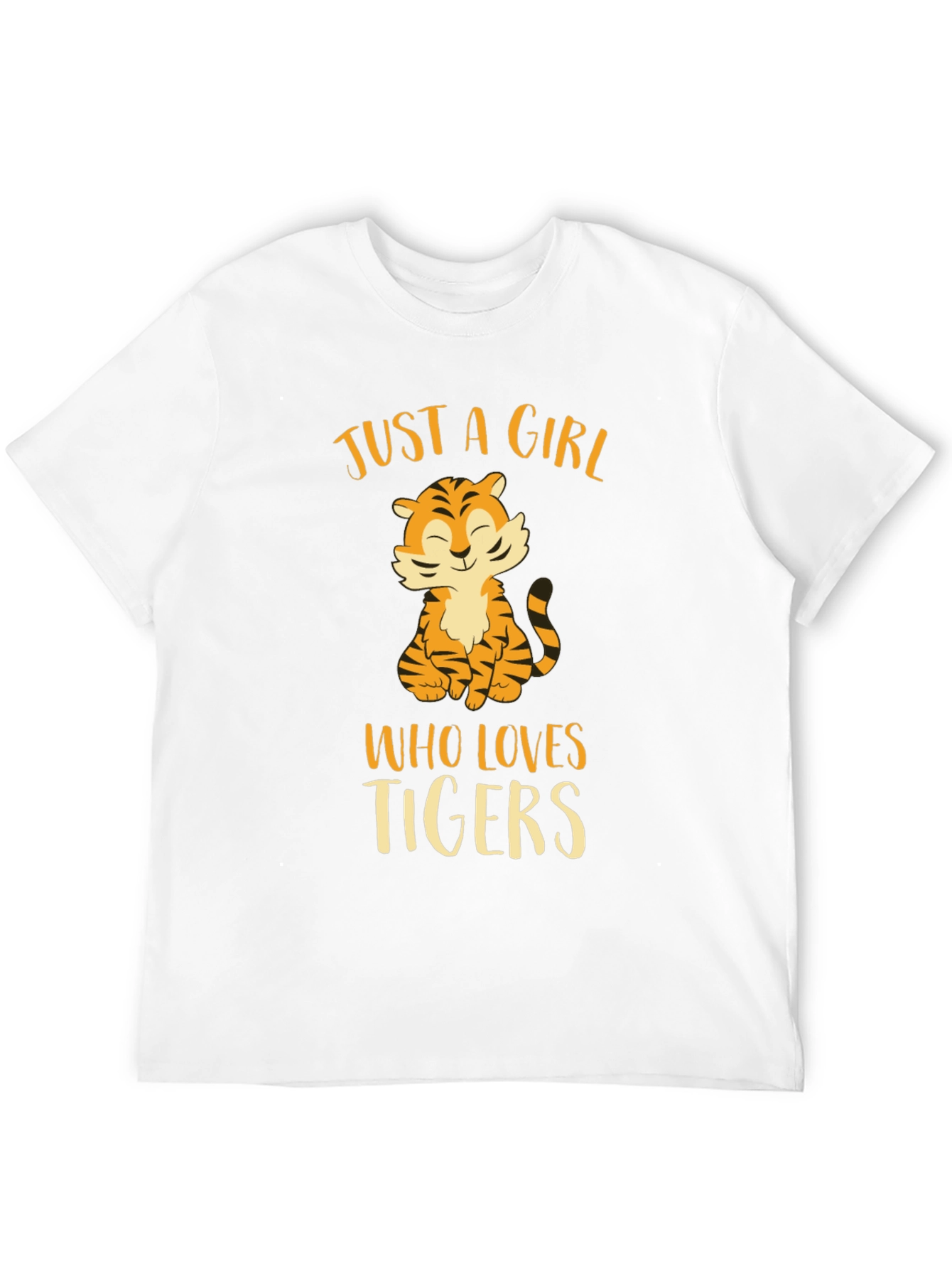 Just a Girl Who Loves Tigers T-Shirt
