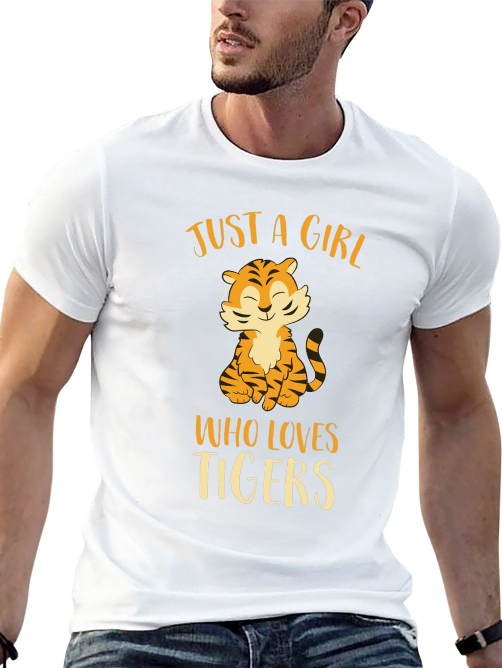 Just a Girl Who Loves Tigers T-Shirt