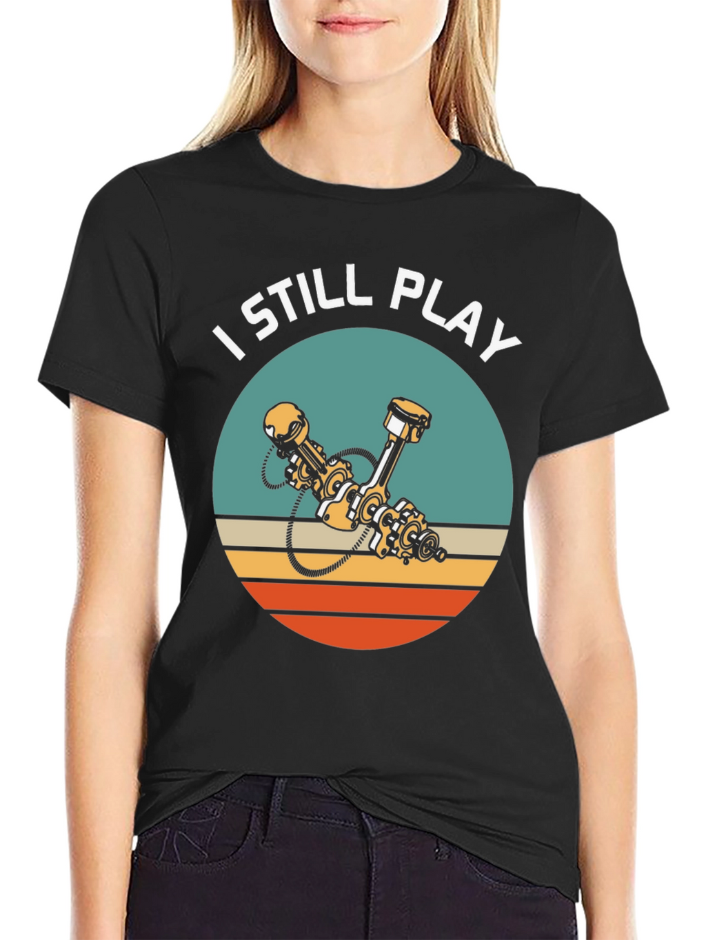 I Still Play Engine T-Shirt