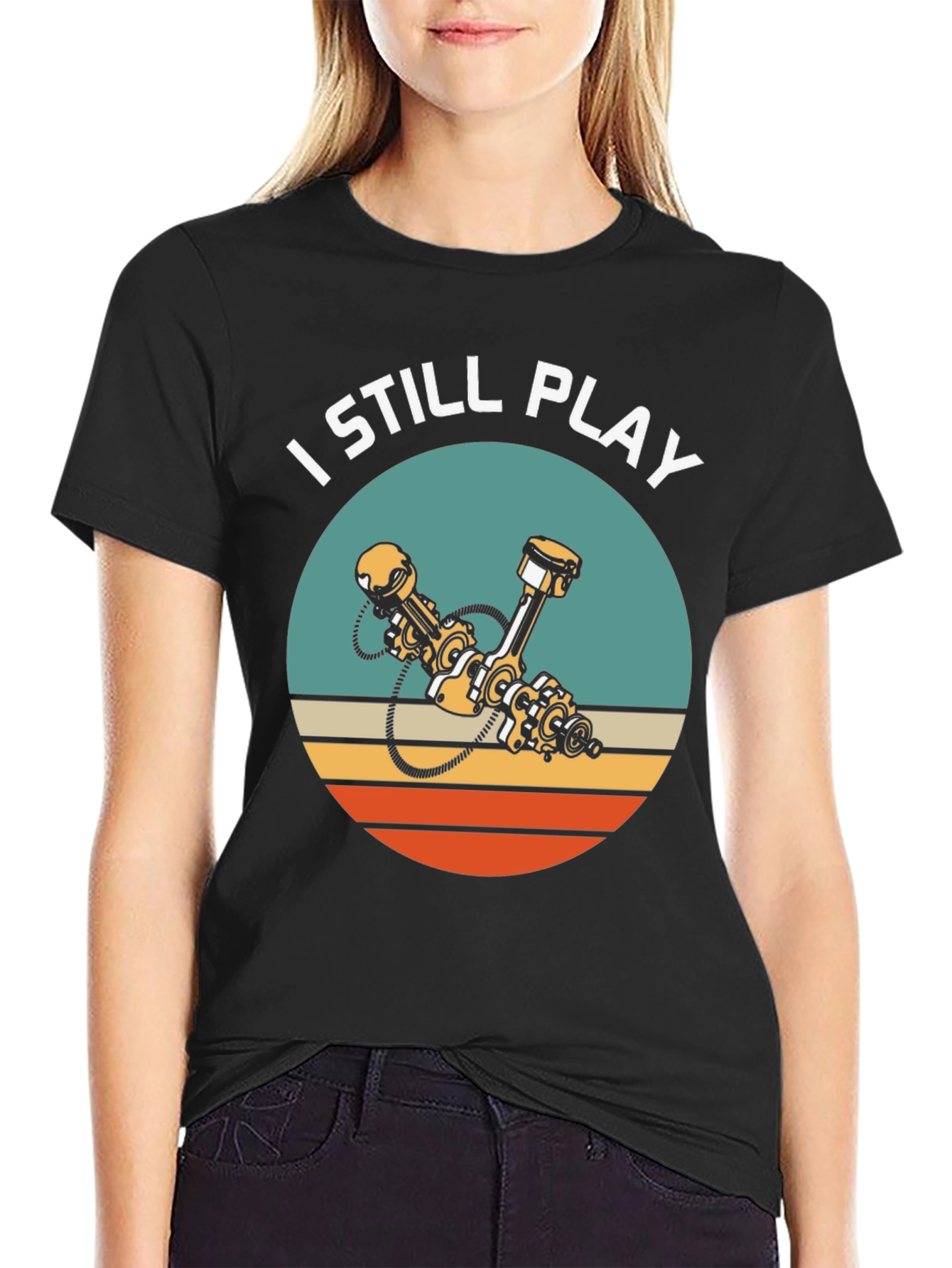 I Still Play Engine T-Shirt