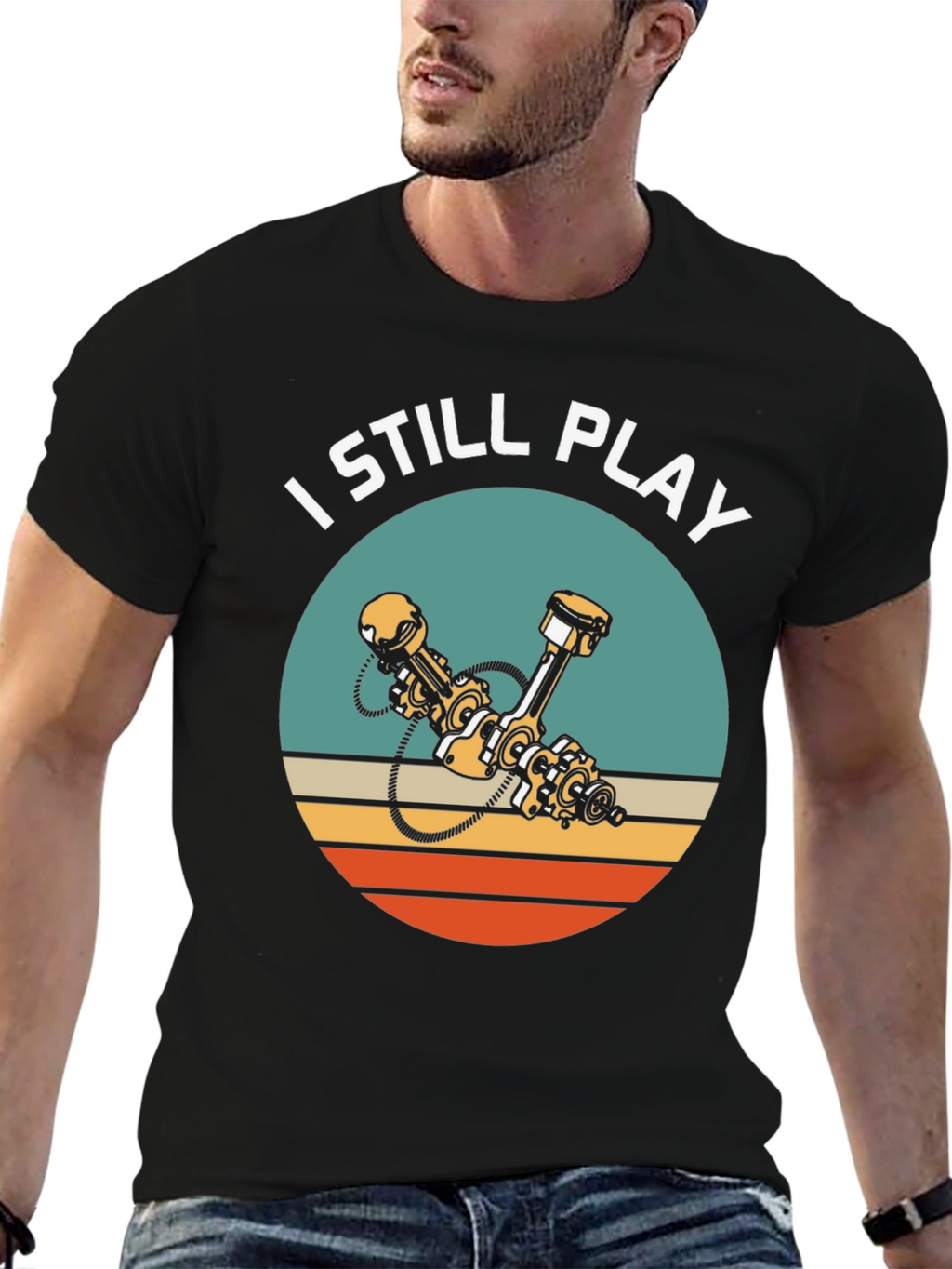 I Still Play Engine T-Shirt