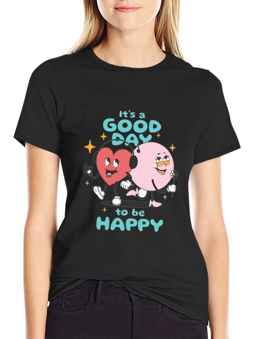 Good Day to be Happy Graphic T-Shirt