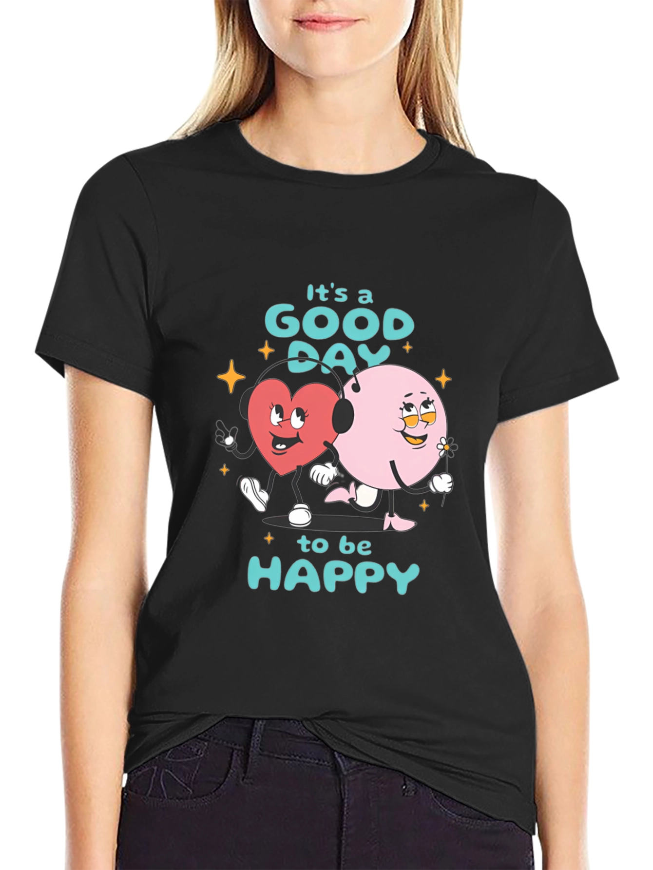 Good Day to be Happy Graphic T-Shirt