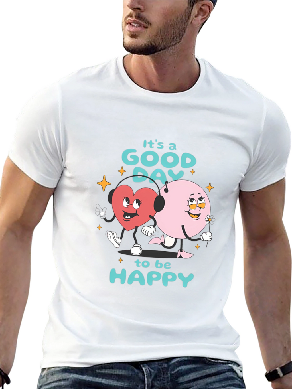 Good Day to be Happy Graphic T-Shirt
