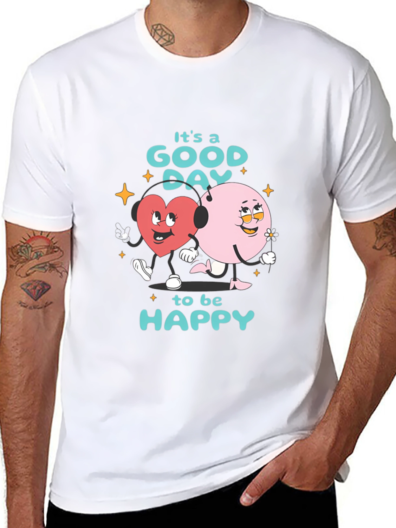 Good Day to be Happy Graphic T-Shirt