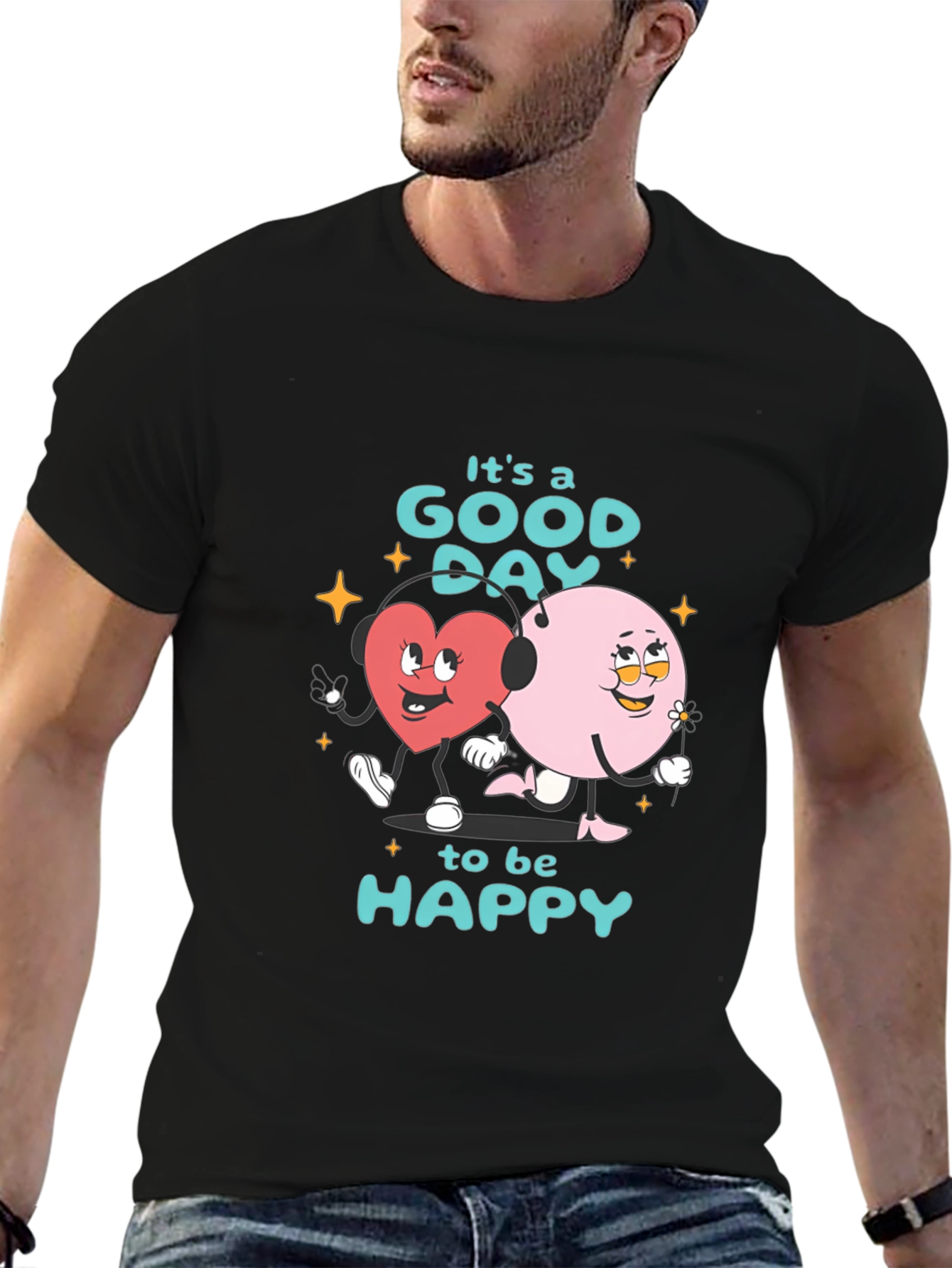 Good Day to be Happy Graphic T-Shirt