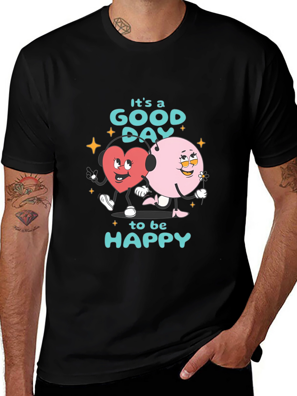 Good Day to be Happy Graphic T-Shirt