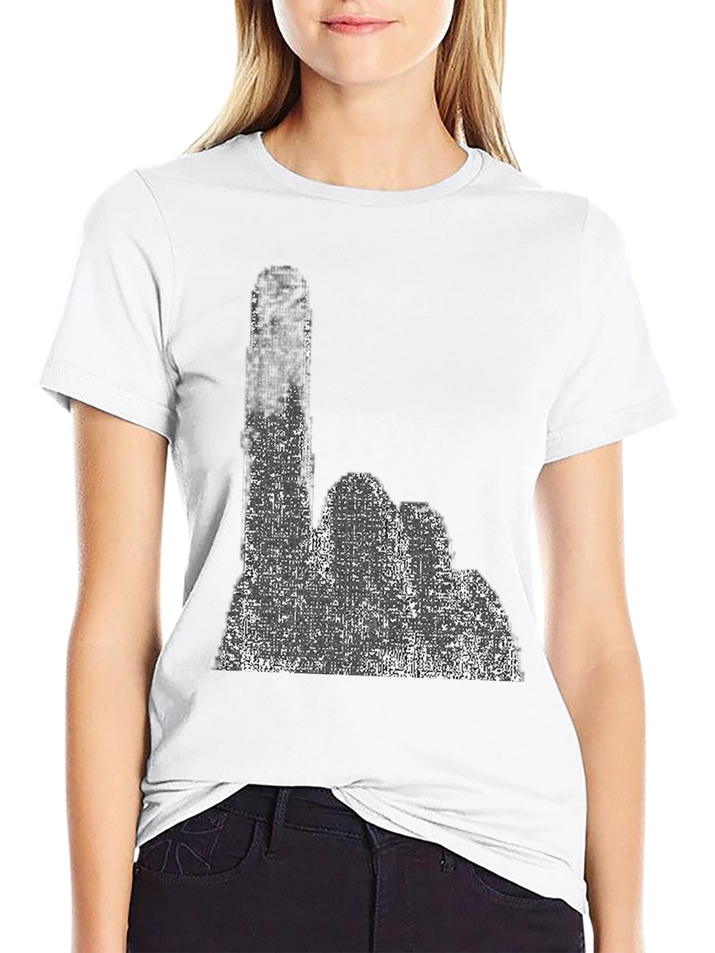 Distressed Idaho State Silhouette T-Shirt
