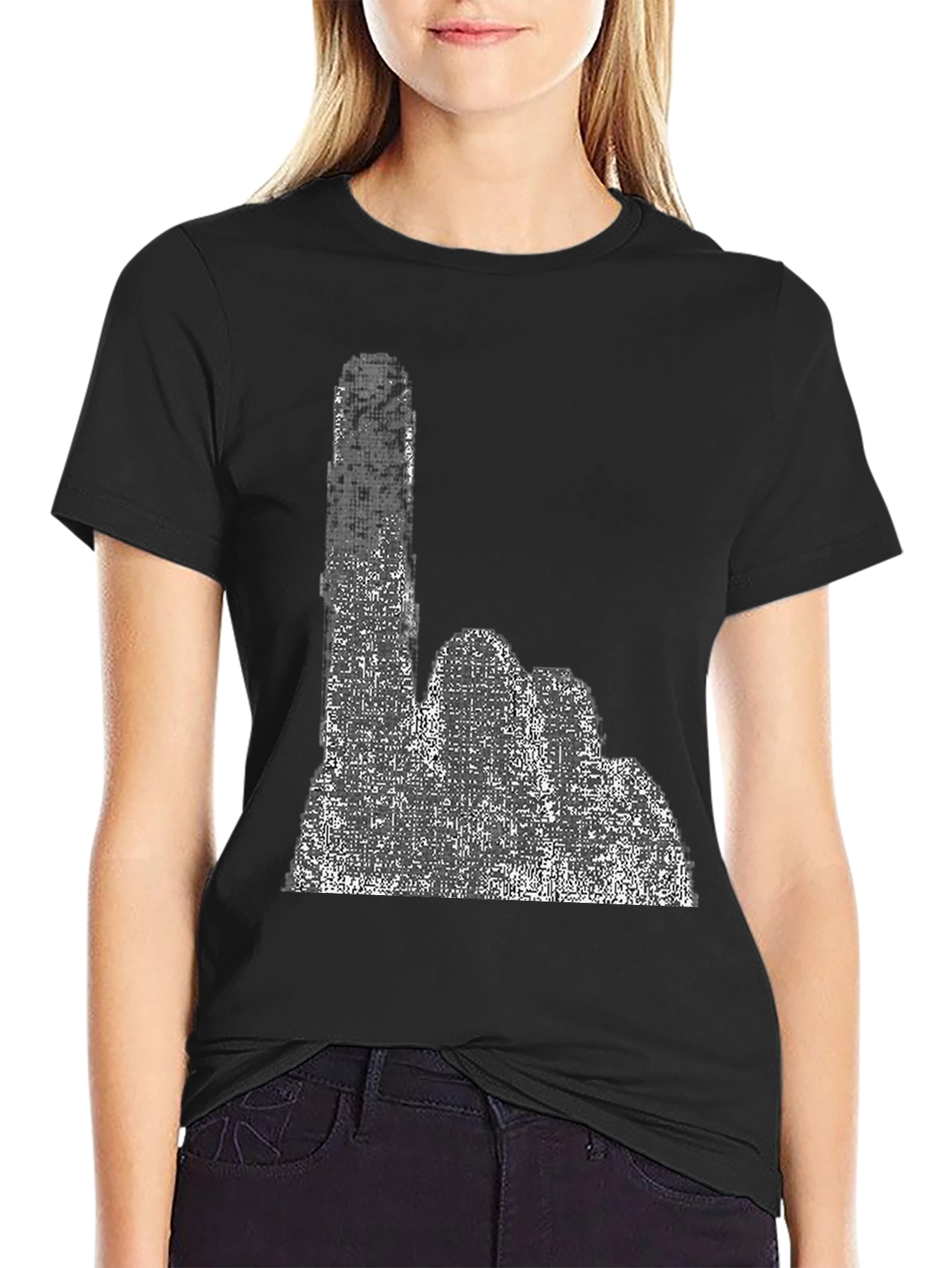 Distressed Idaho State Silhouette T-Shirt
