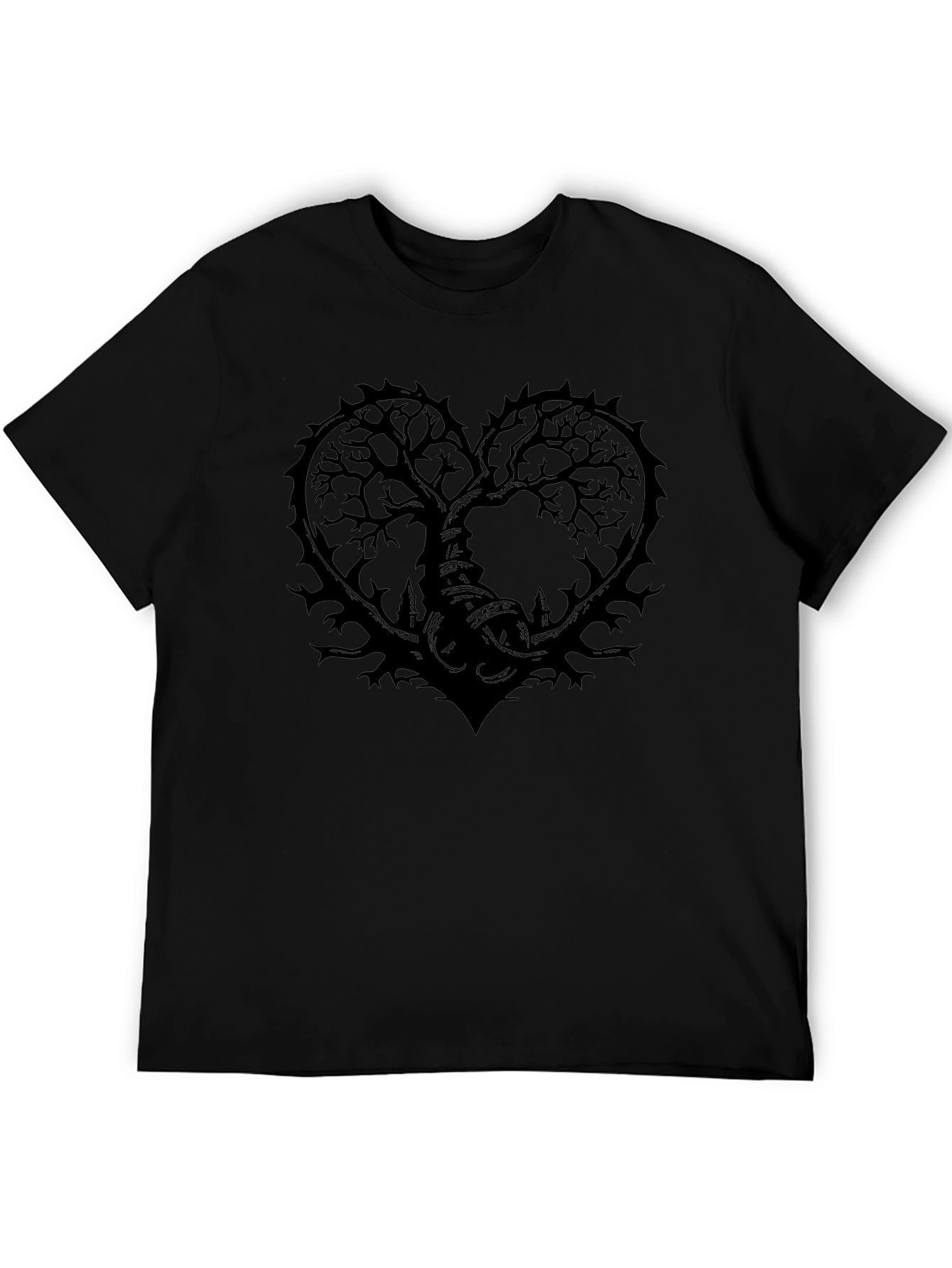 Dark Heart Tree Black T-Shirt