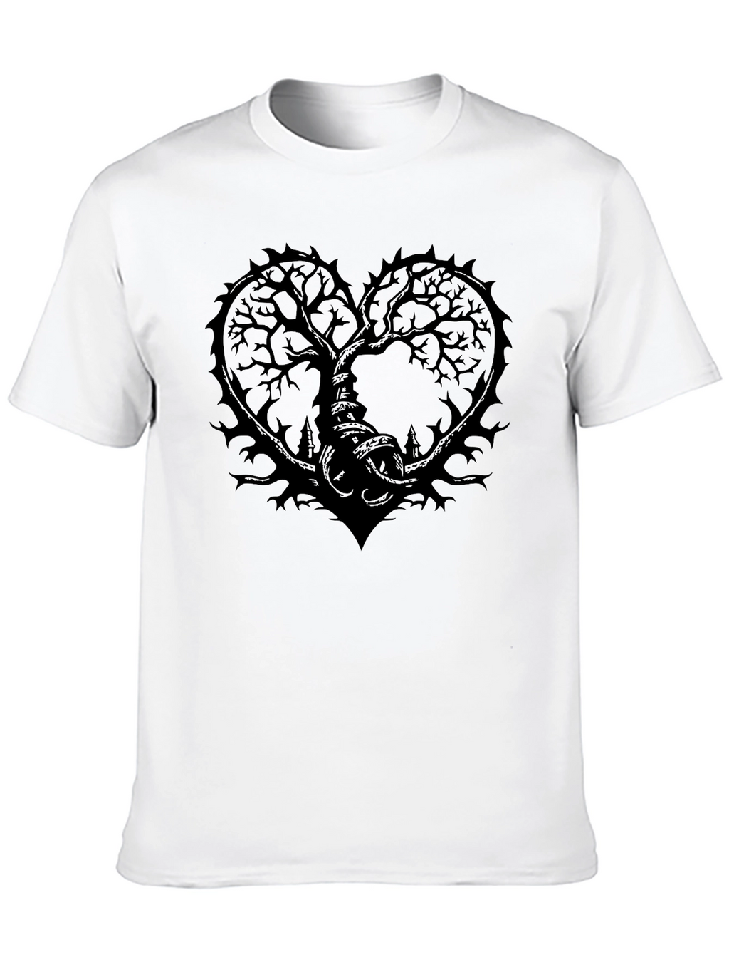 Dark Heart Tree Black T-Shirt