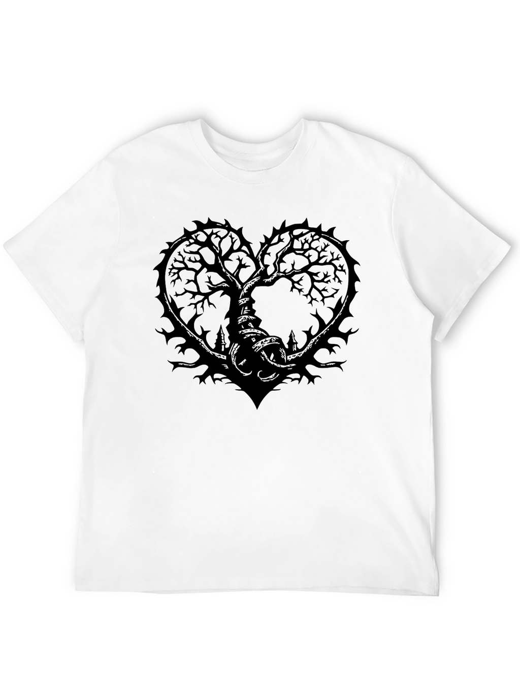 Dark Heart Tree Black T-Shirt