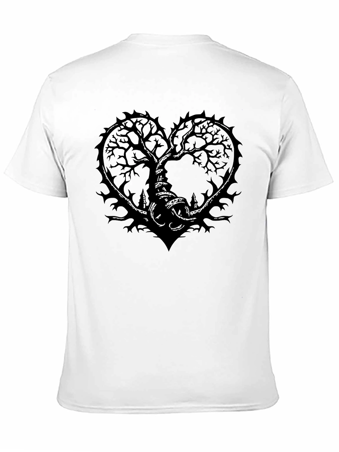 Dark Heart Tree Black T-Shirt