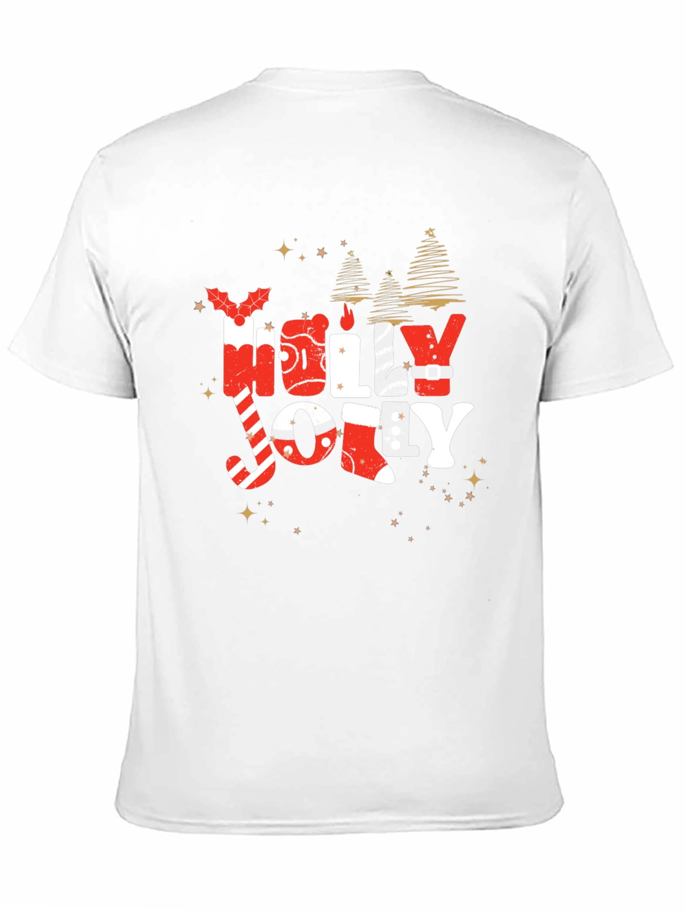 Festive Holly Jolly Christmas T-Shirt