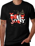 Festive Holly Jolly Christmas T-Shirt