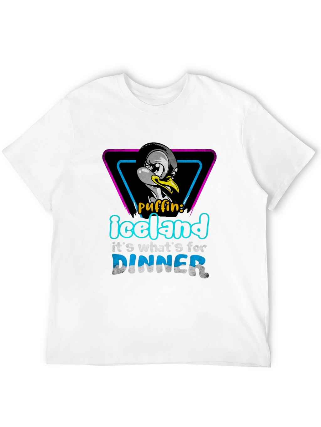 Iceland Puffin Dinner T-Shirt