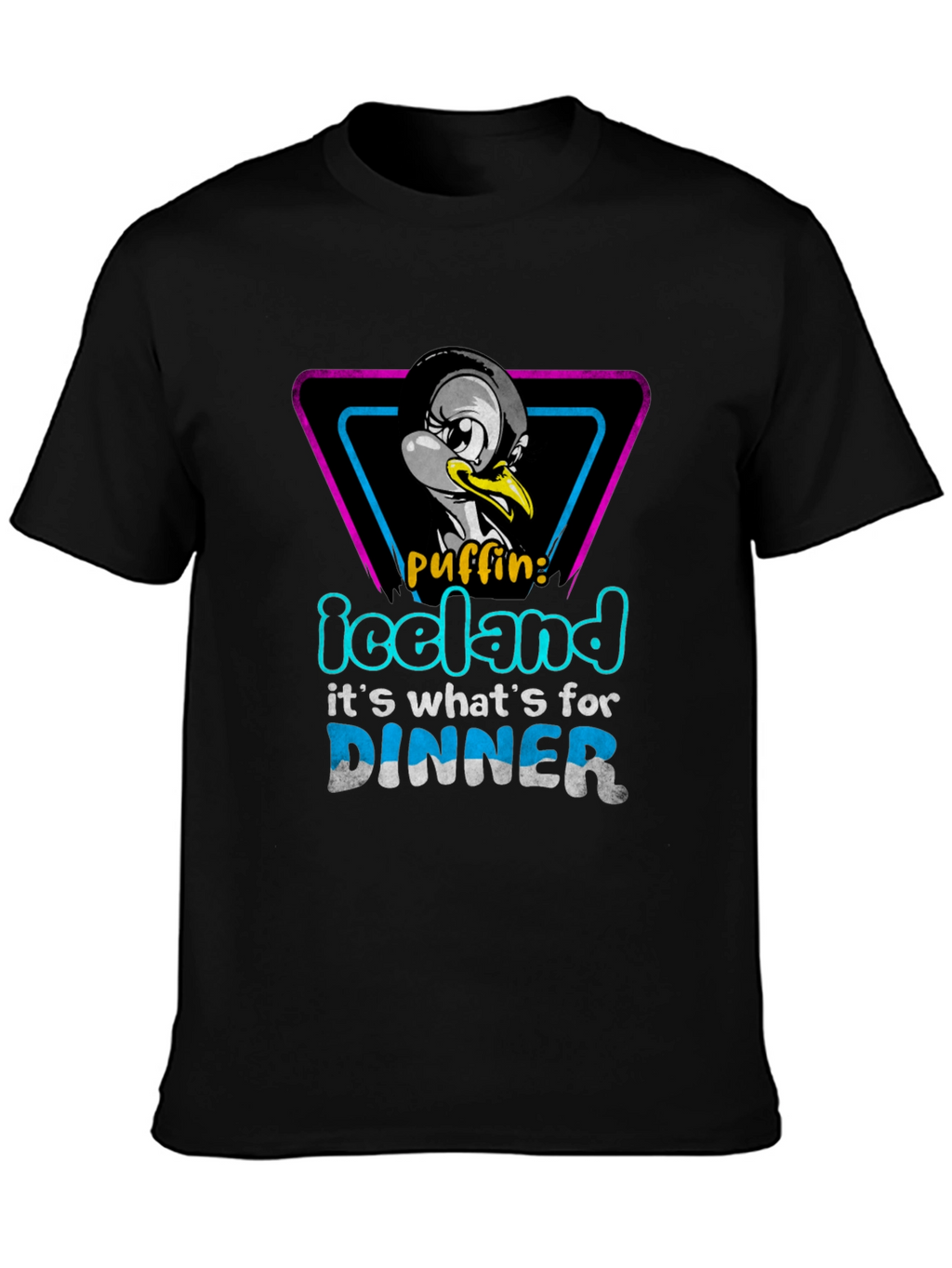 Iceland Puffin Dinner T-Shirt