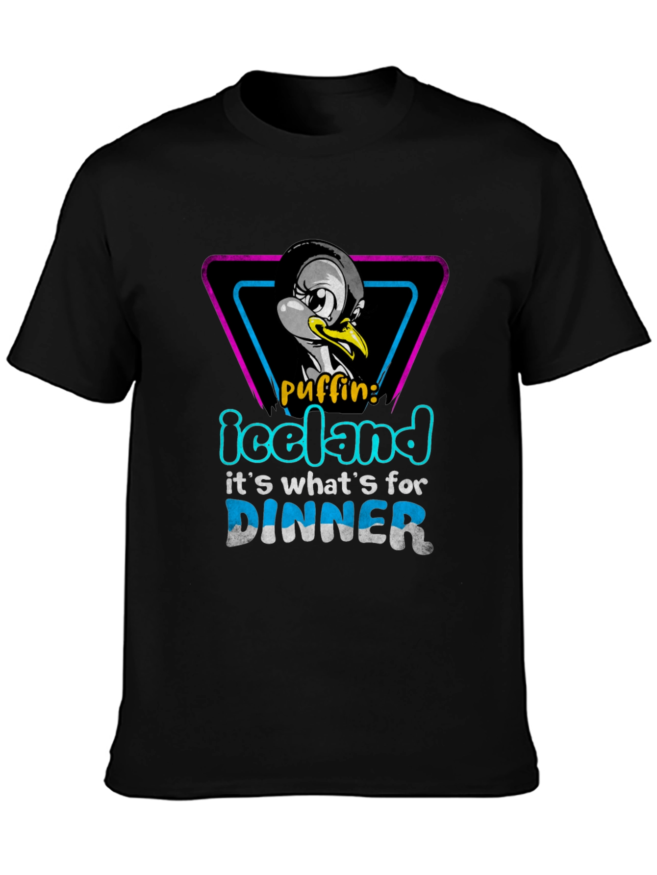 Iceland Puffin Dinner T-Shirt