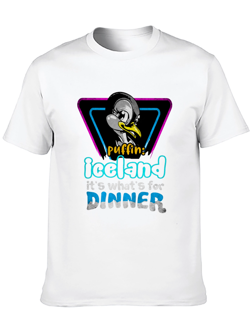 Iceland Puffin Dinner T-Shirt