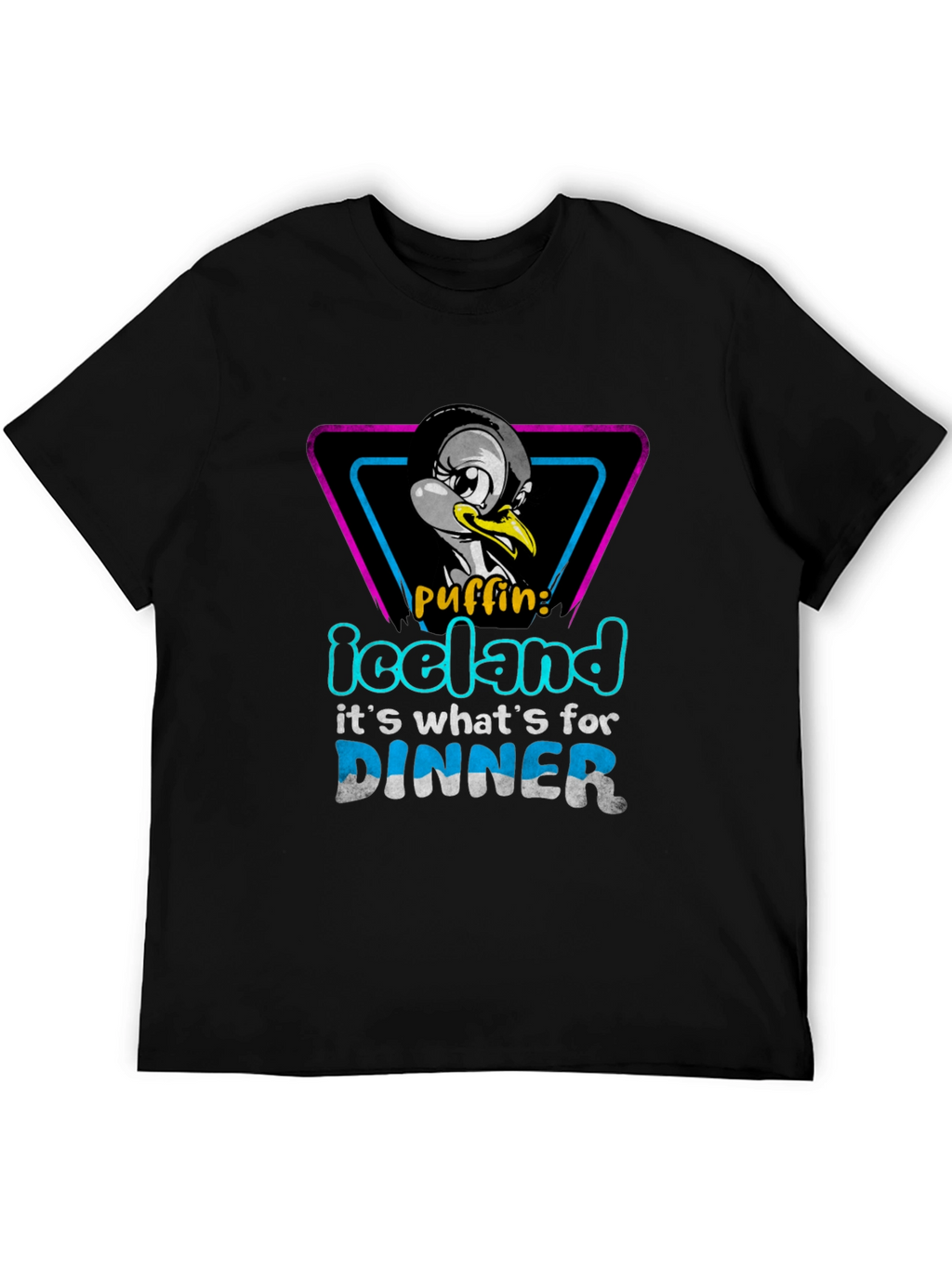 Iceland Puffin Dinner T-Shirt