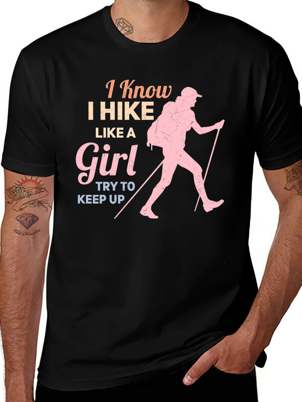 I Hike Like a Girl T-Shirt