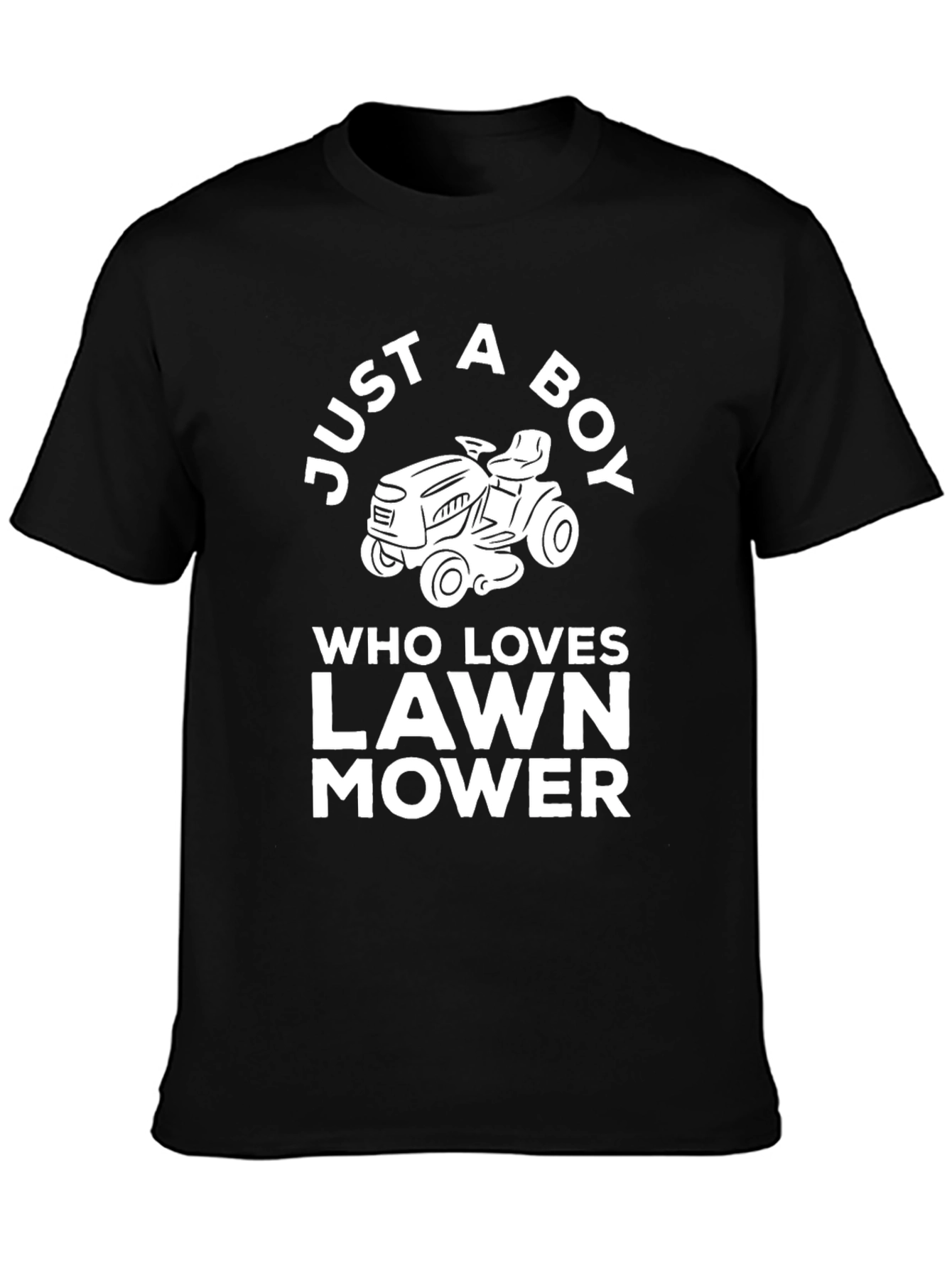 Just a Boy Who Loves Lawn Mowers T-Shirt