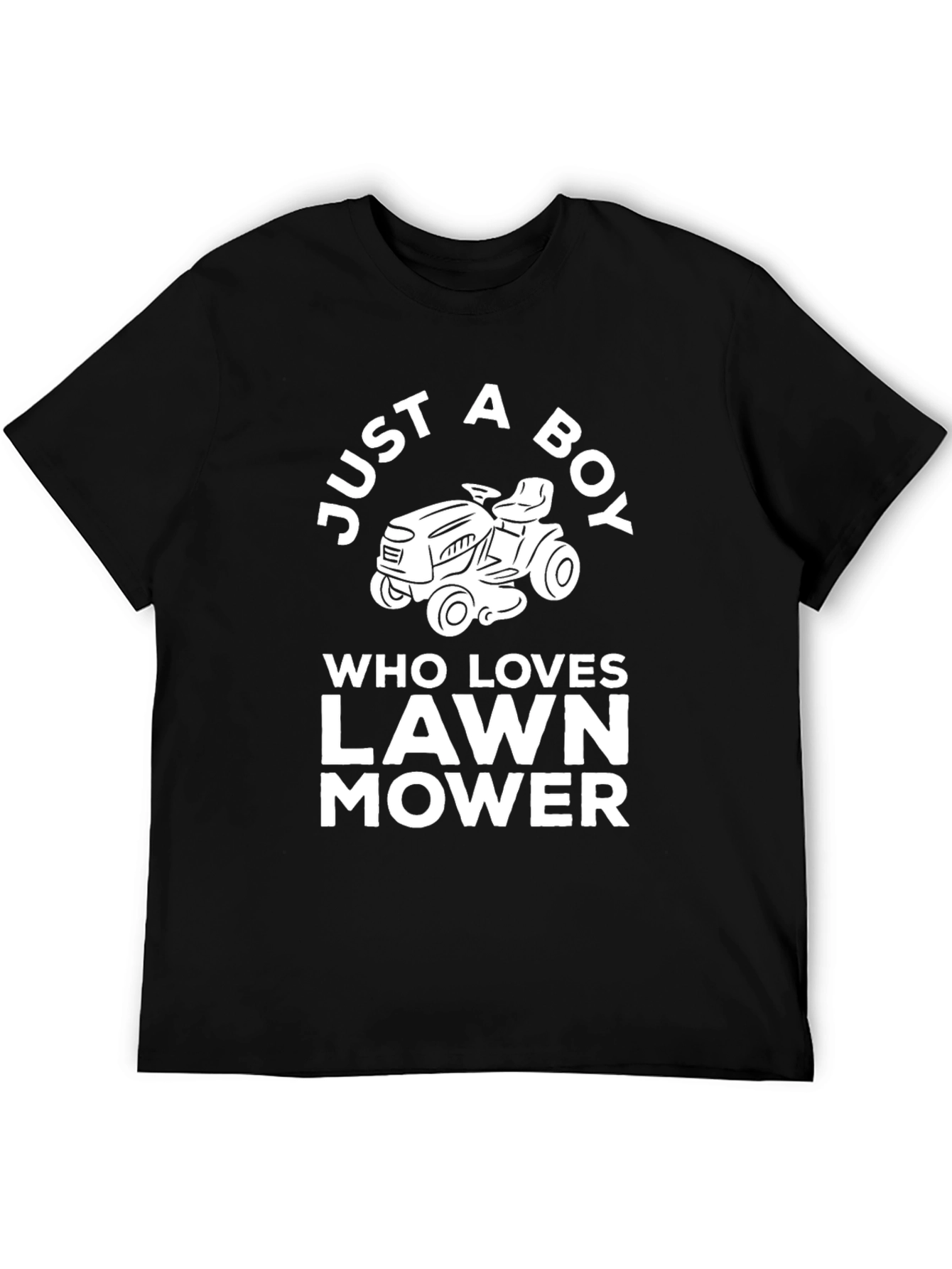 Just a Boy Who Loves Lawn Mowers T-Shirt