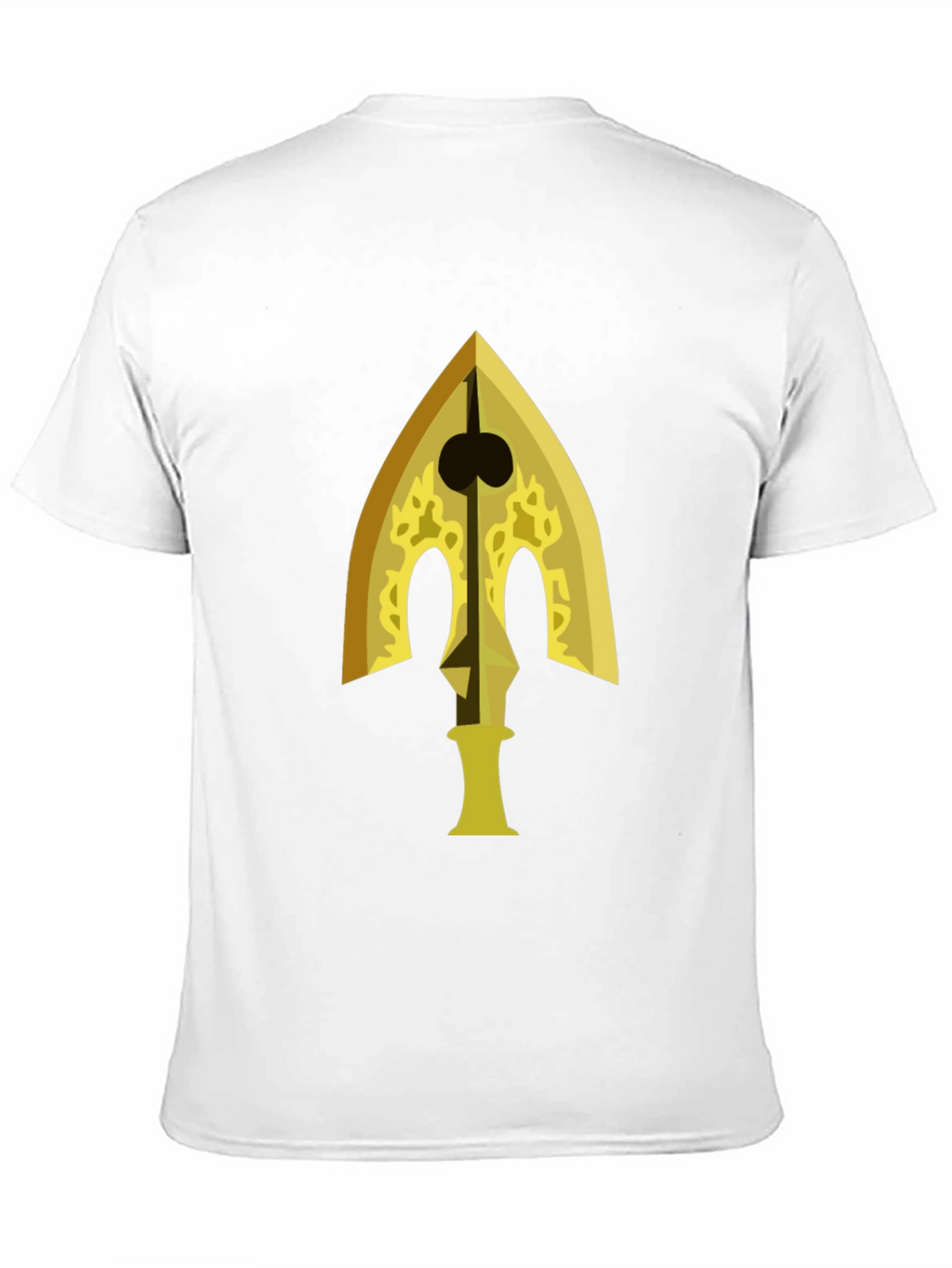 Gold Arrow Graphic Black T-Shirt