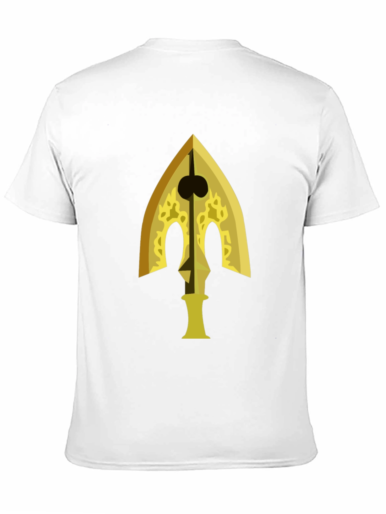 Gold Arrow Graphic Black T-Shirt
