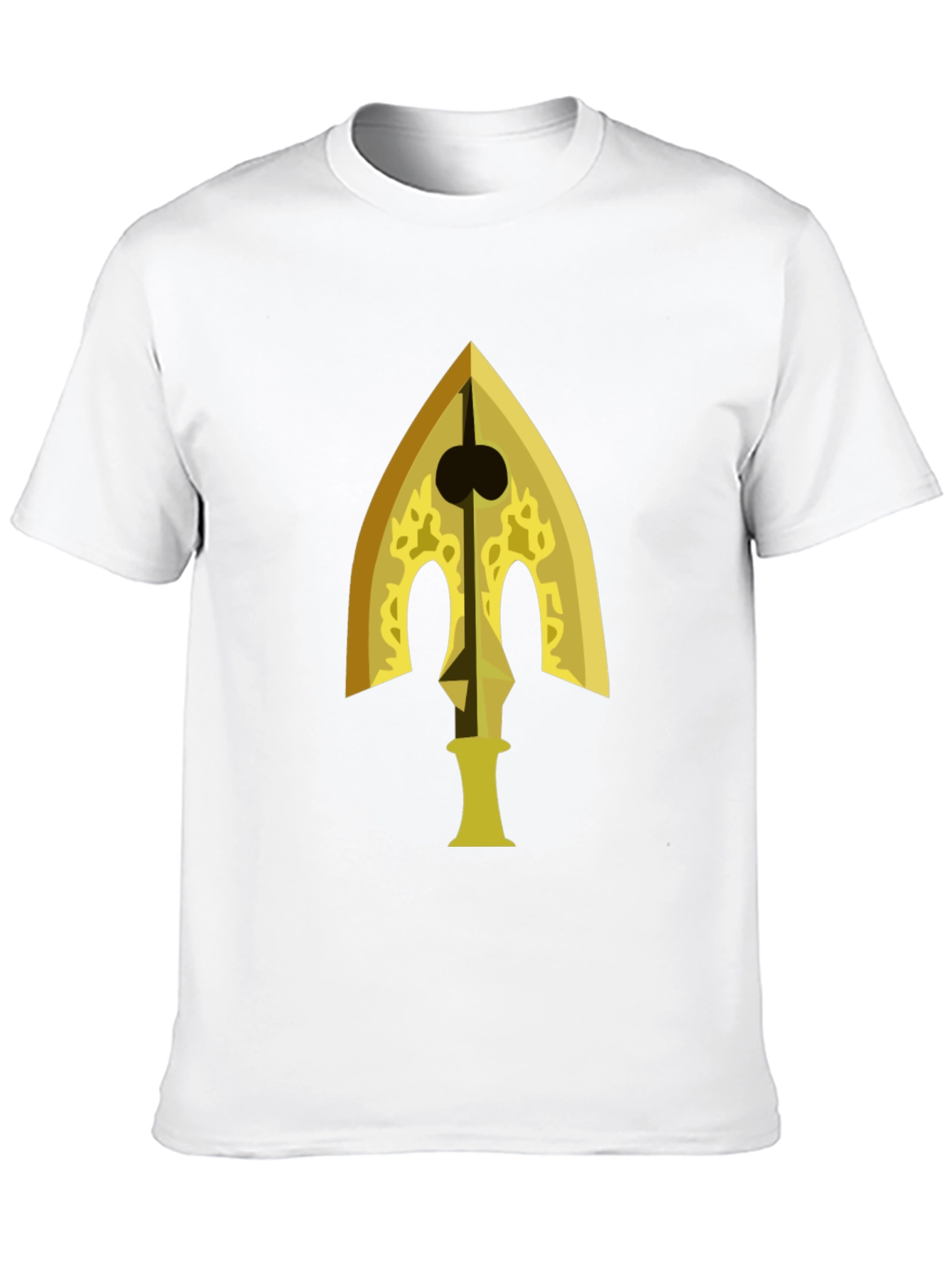 Gold Arrow Graphic Black T-Shirt
