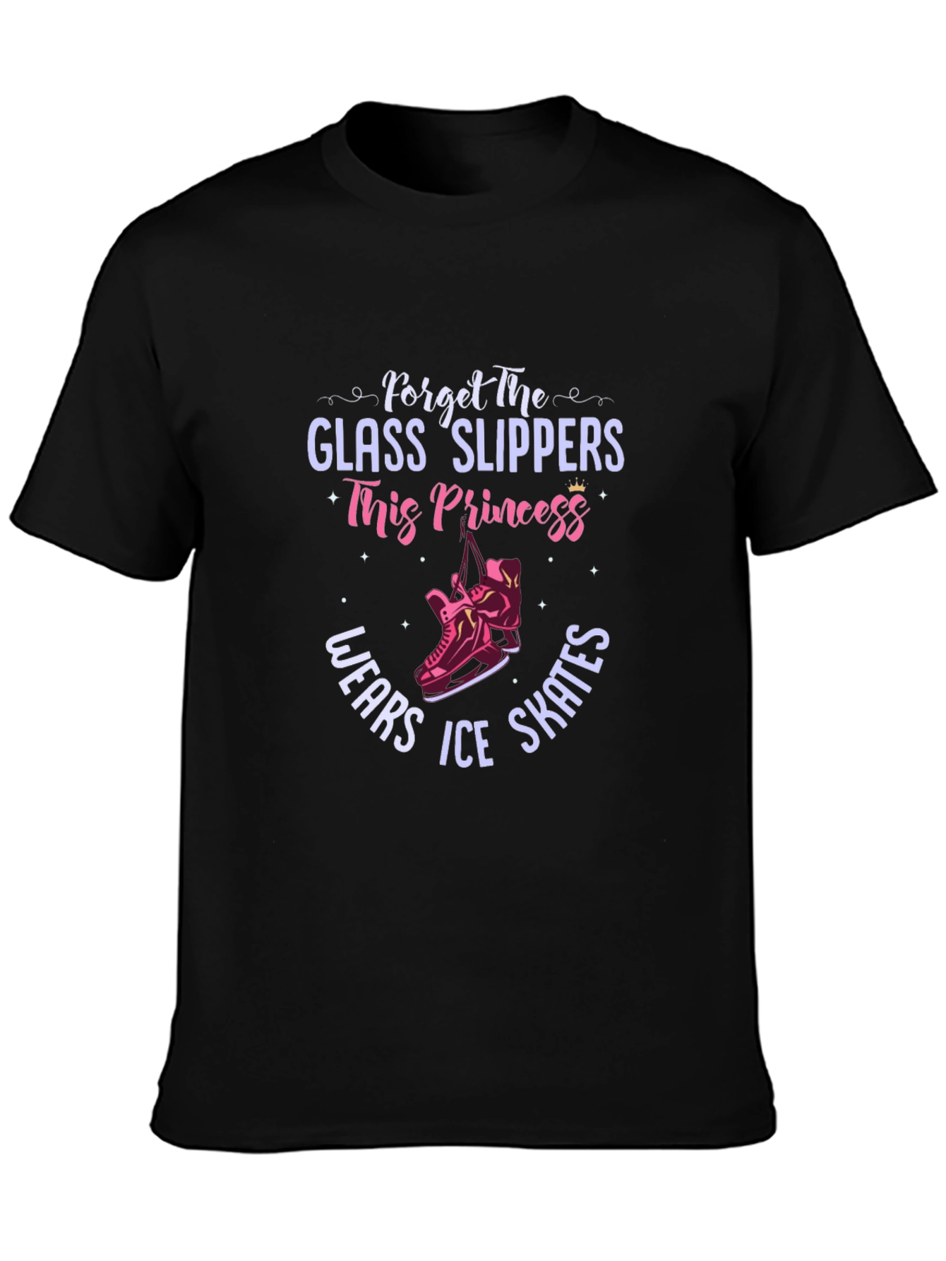 Ice Skating Princess Graphic T-Shirt