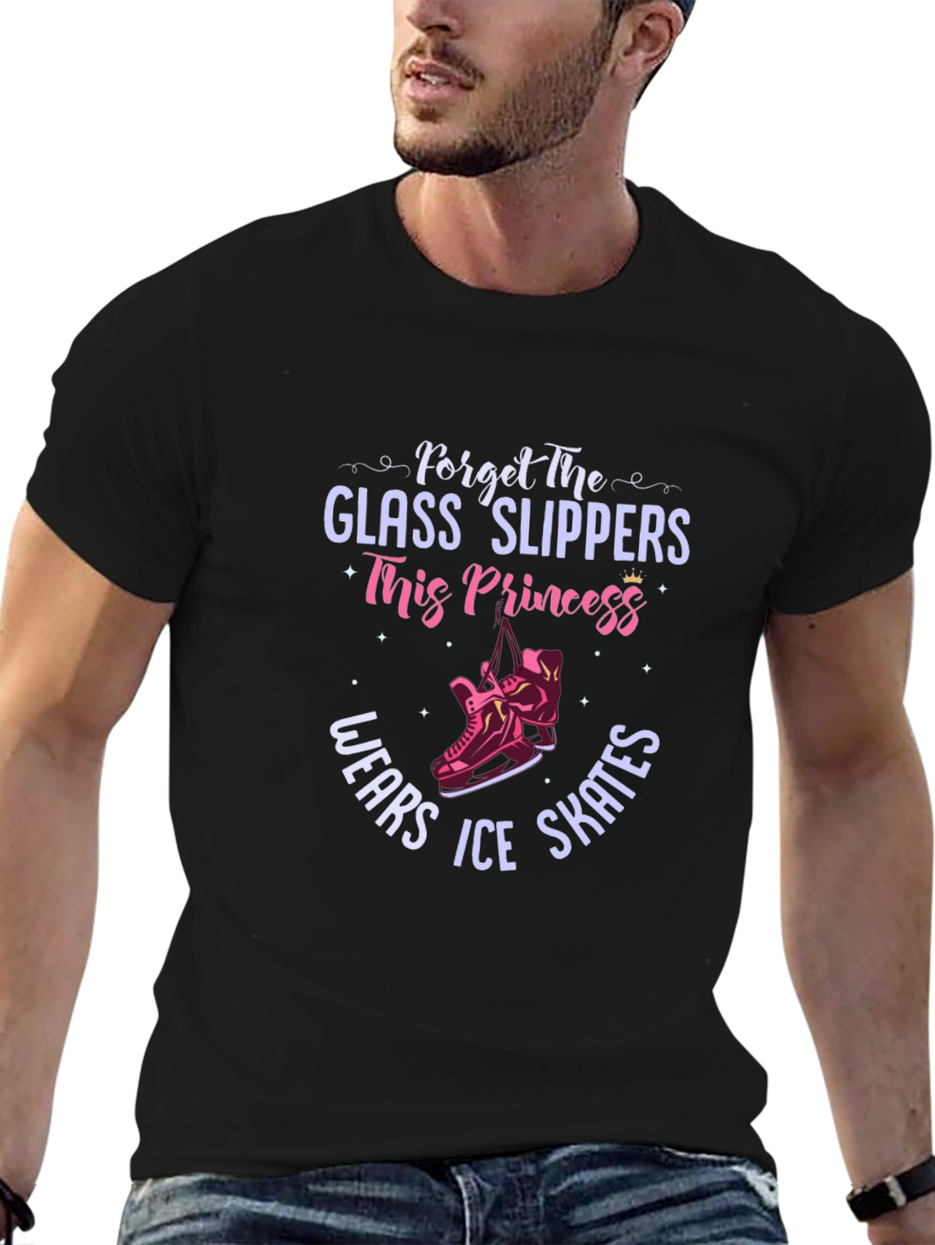 Ice Skating Princess Graphic T-Shirt