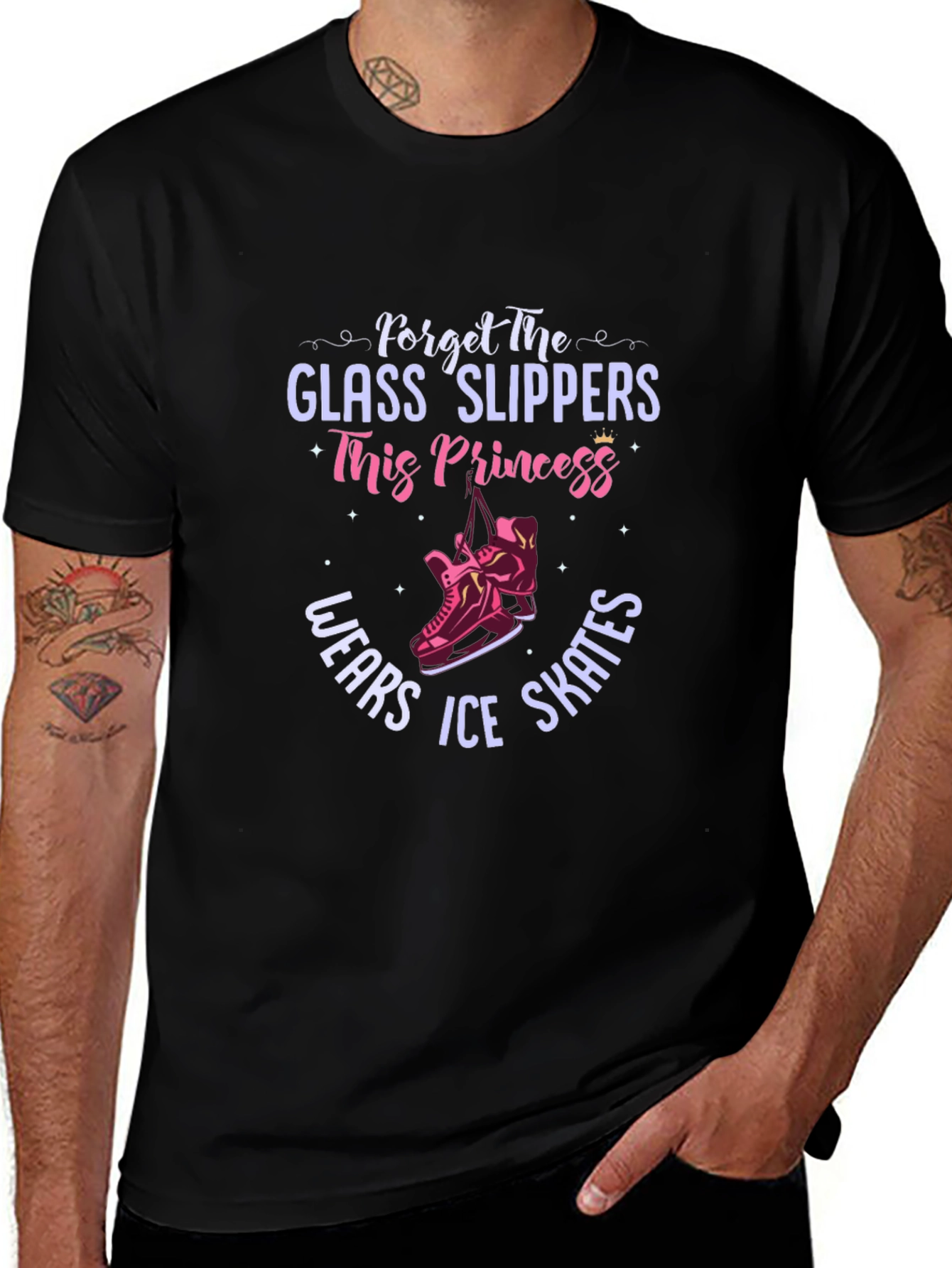 Ice Skating Princess Graphic T-Shirt