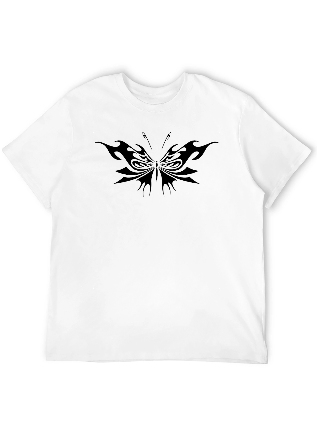 Black Butterfly Graphic Tee - Classic Fit