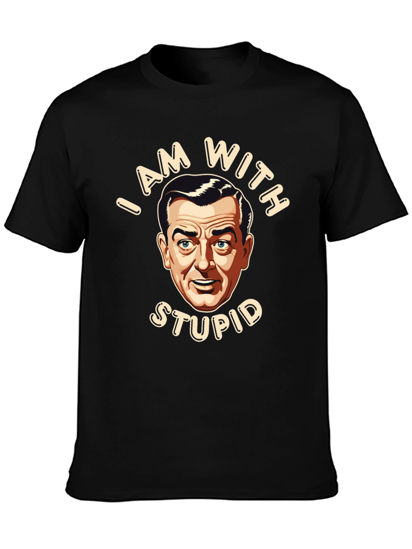 I Am With Stupid Graphic T-Shirt