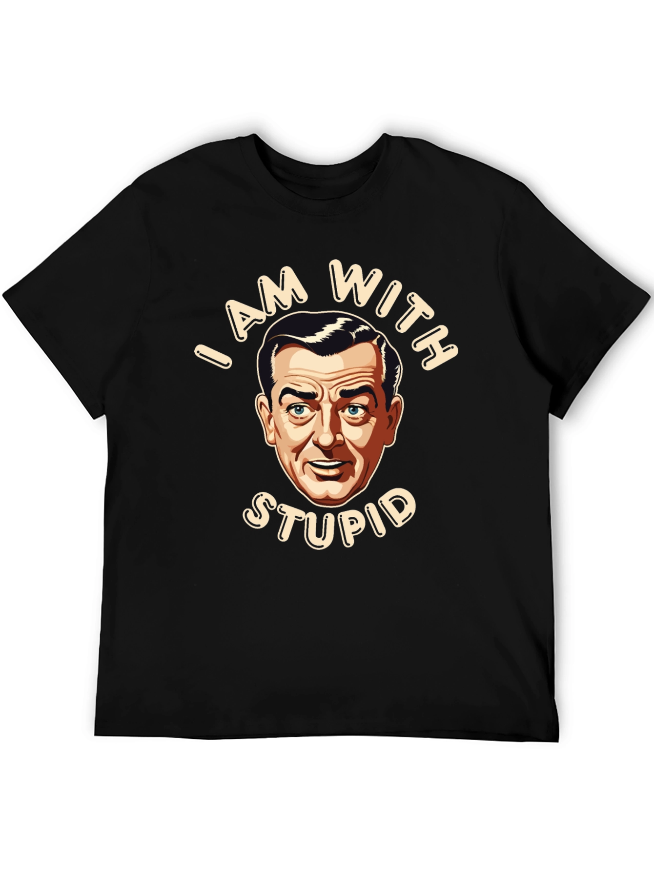 I Am With Stupid Graphic T-Shirt