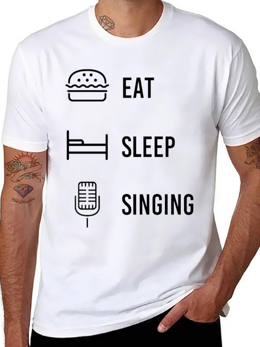 Eat Sleep Singing T-Shirt