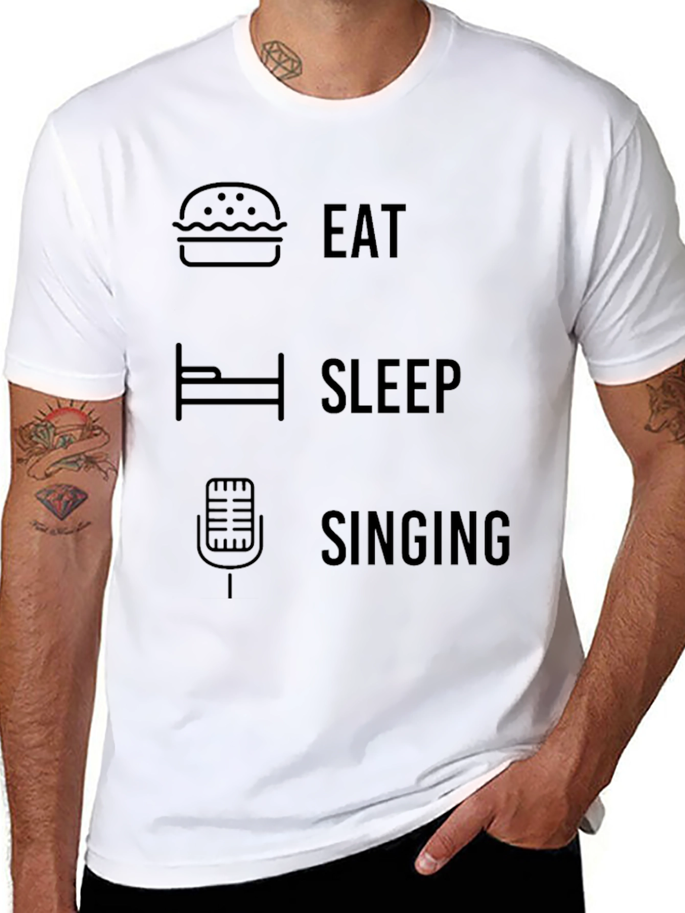 Eat Sleep Singing T-Shirt