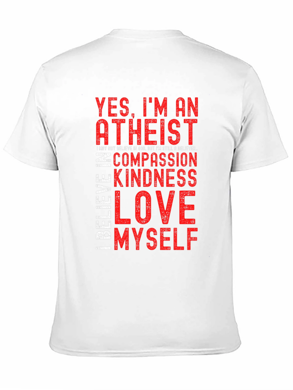 Atheist Beliefs Graphic T-Shirt
