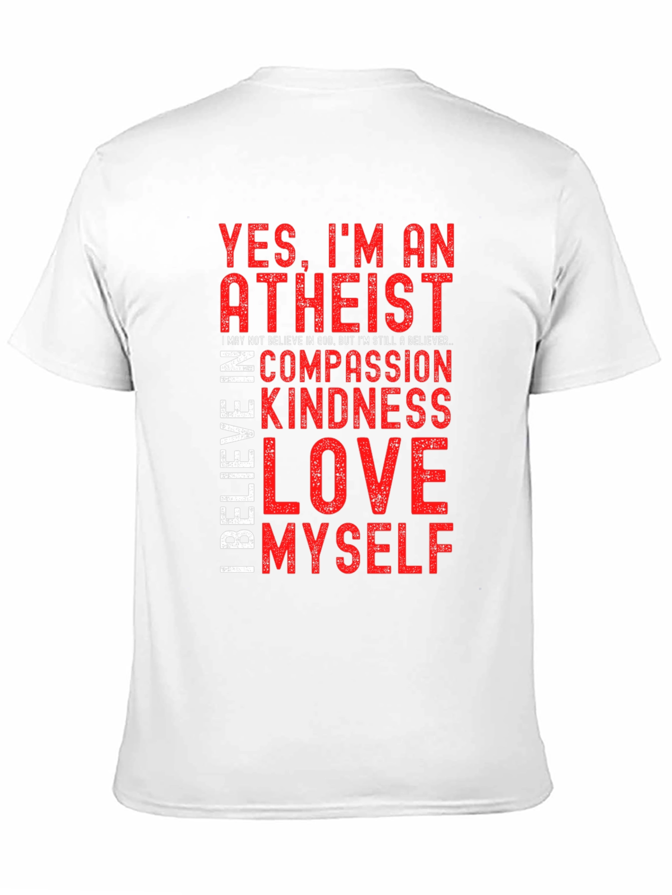 Atheist Beliefs Graphic T-Shirt