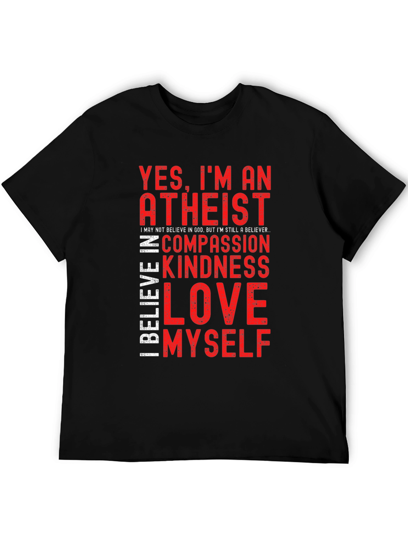 Atheist Beliefs Graphic T-Shirt