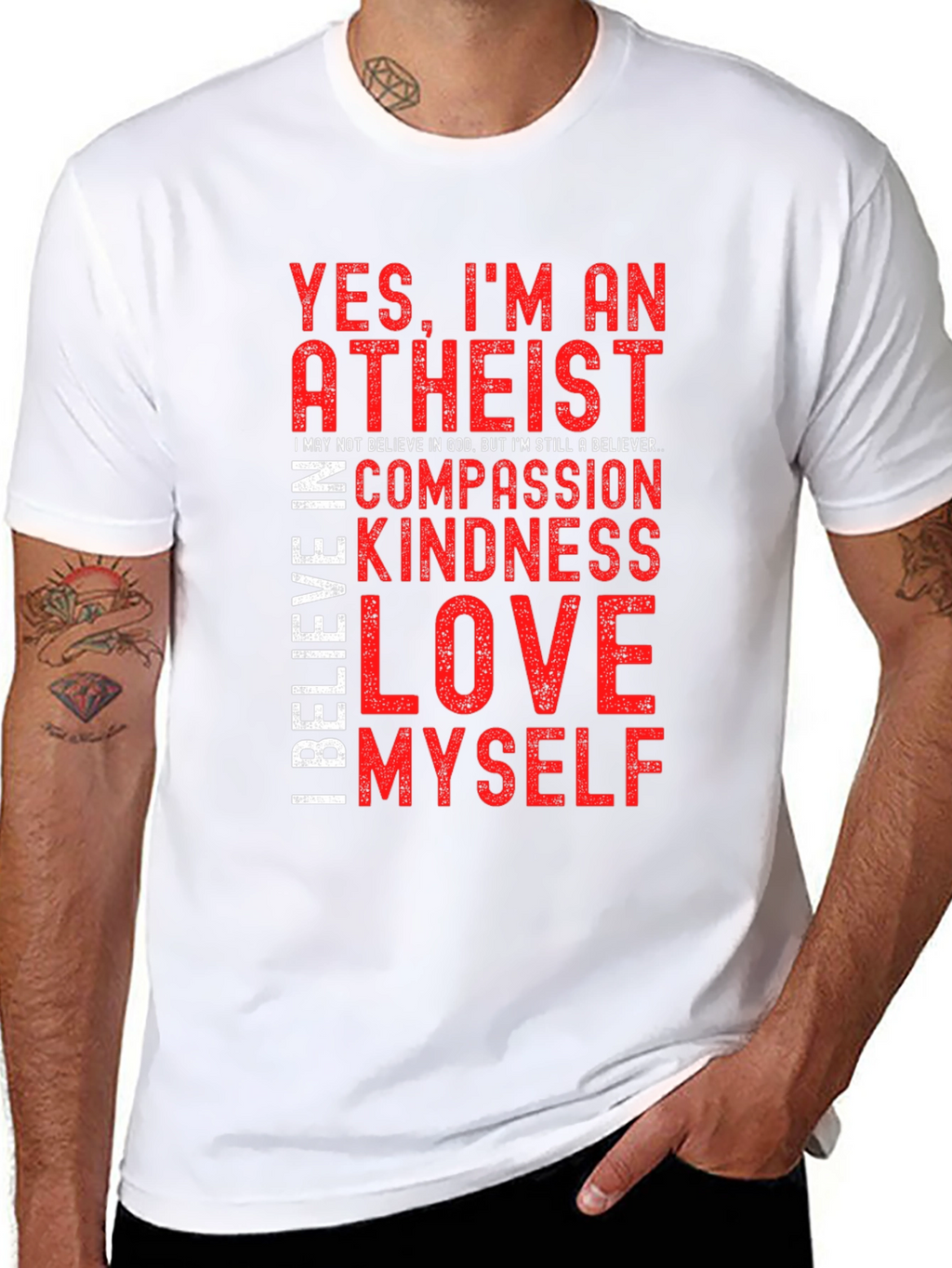 Atheist Beliefs Graphic T-Shirt