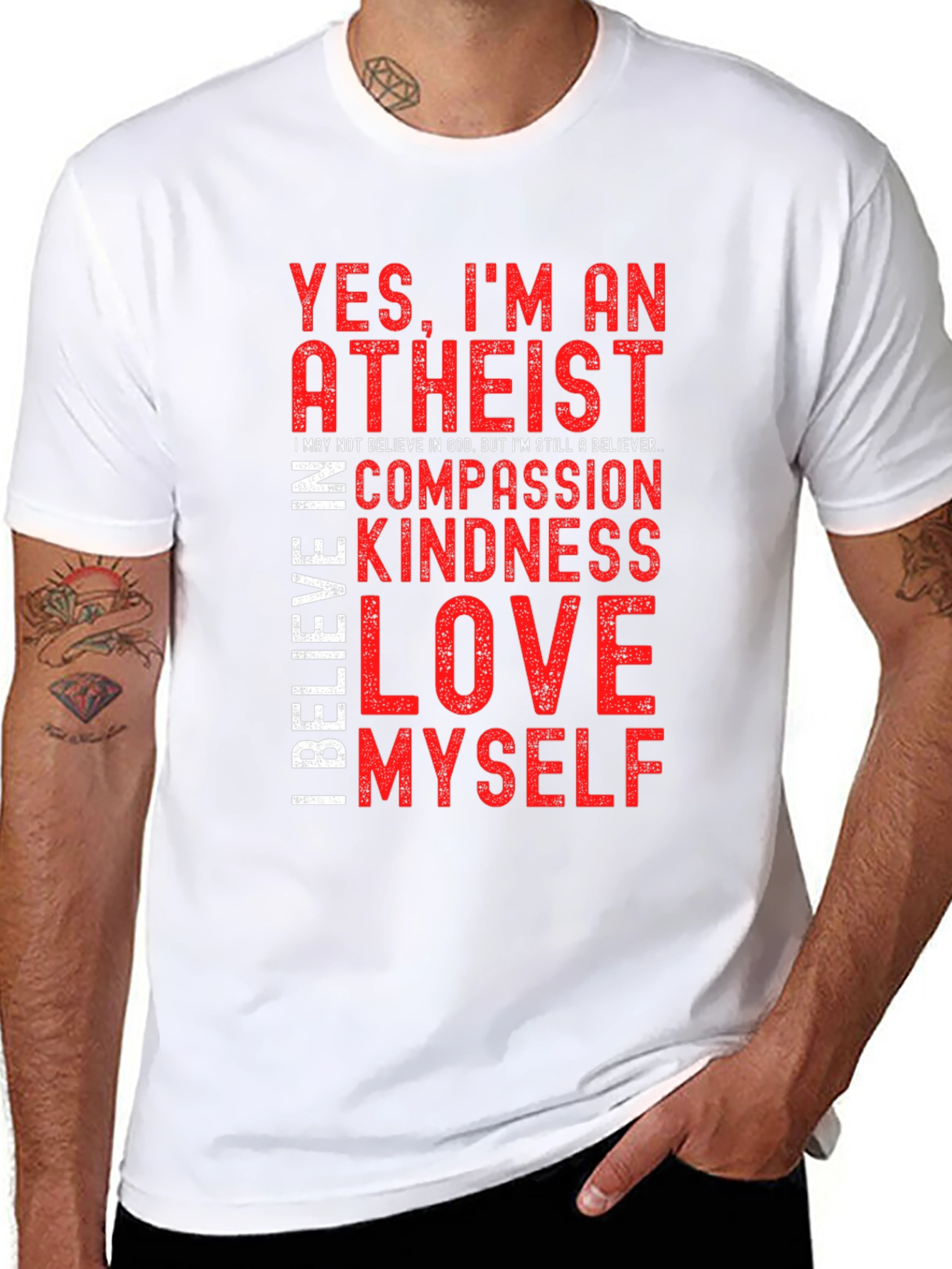 Atheist Beliefs Graphic T-Shirt