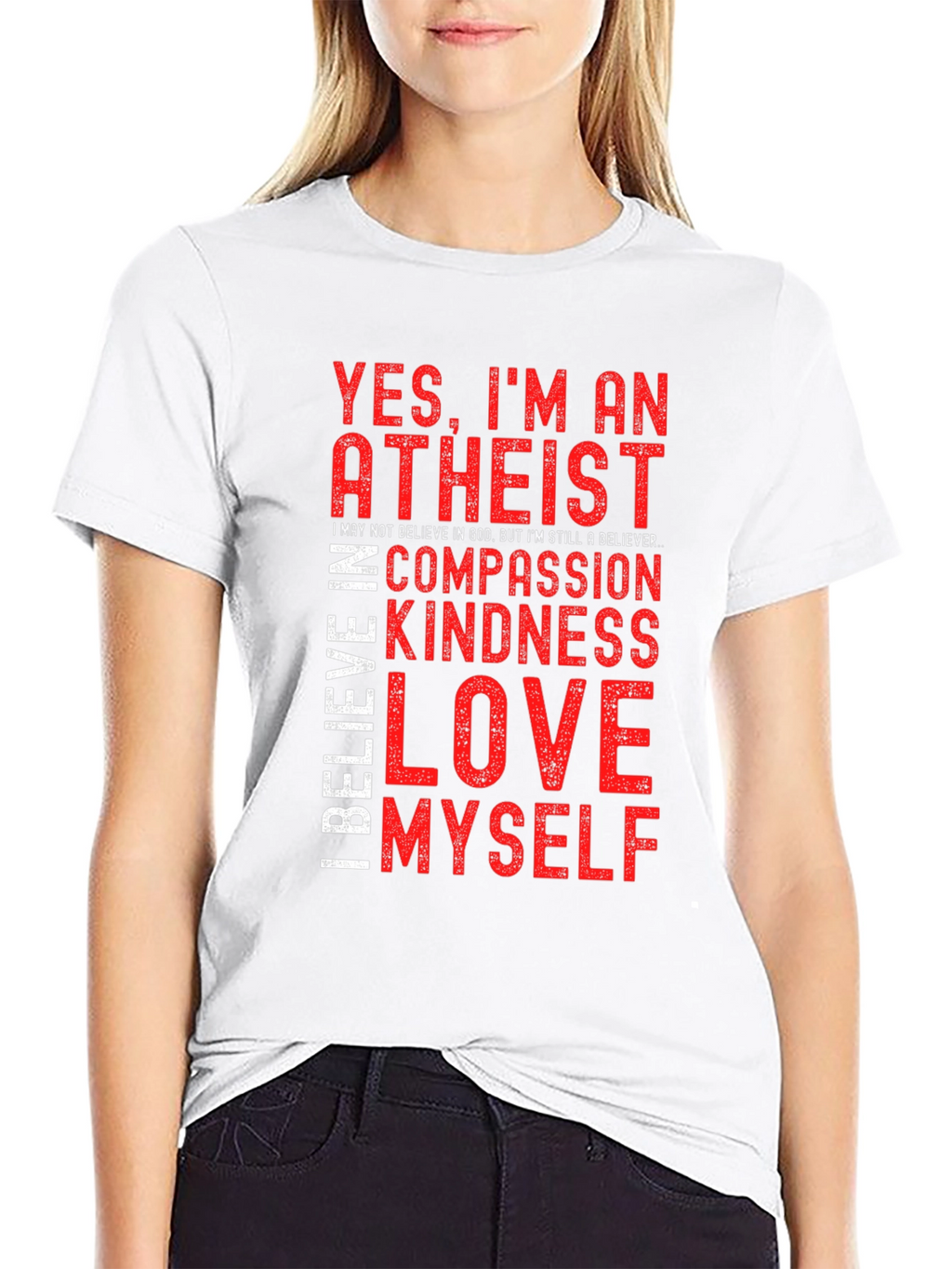Atheist Beliefs Graphic T-Shirt