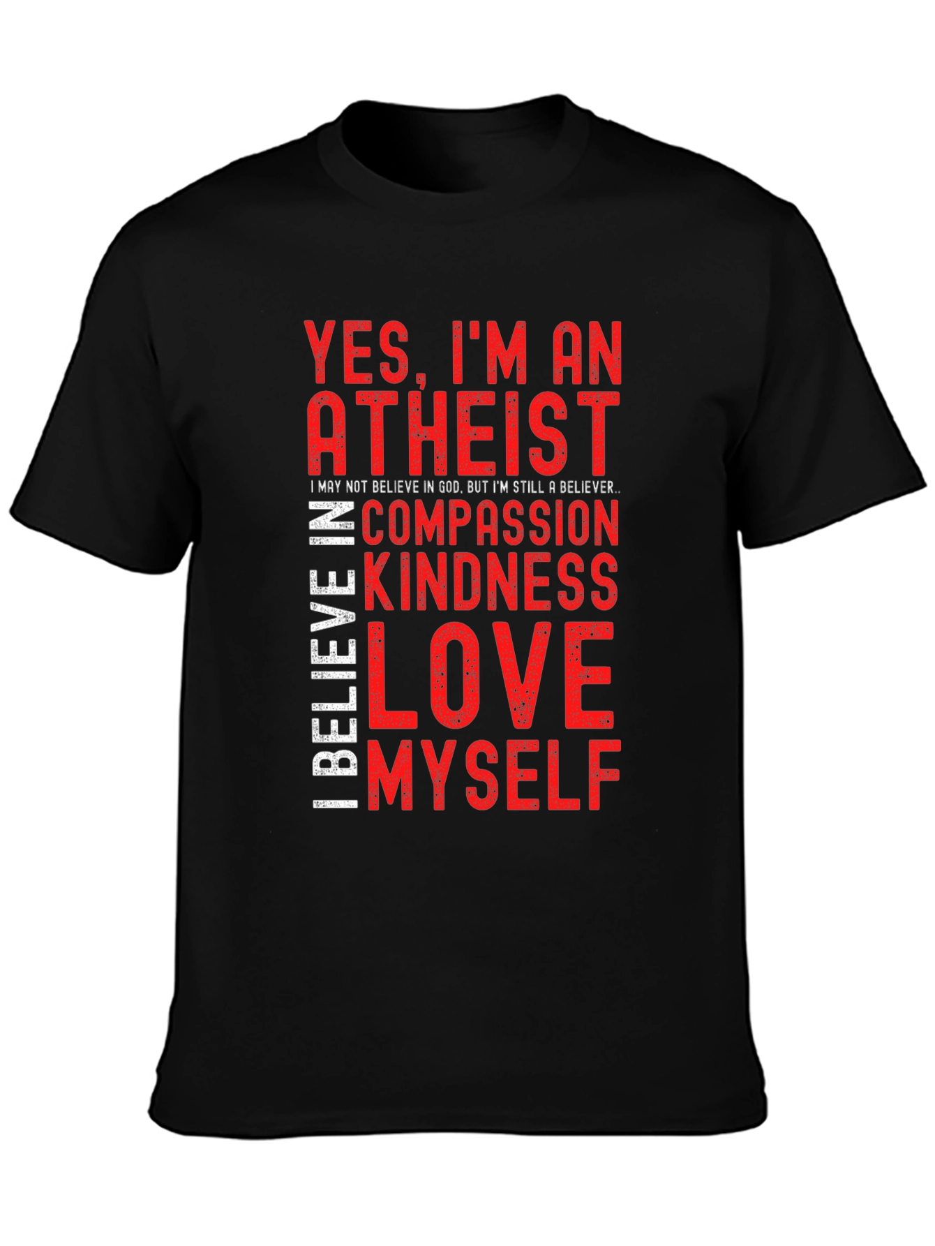 Atheist Beliefs Graphic T-Shirt