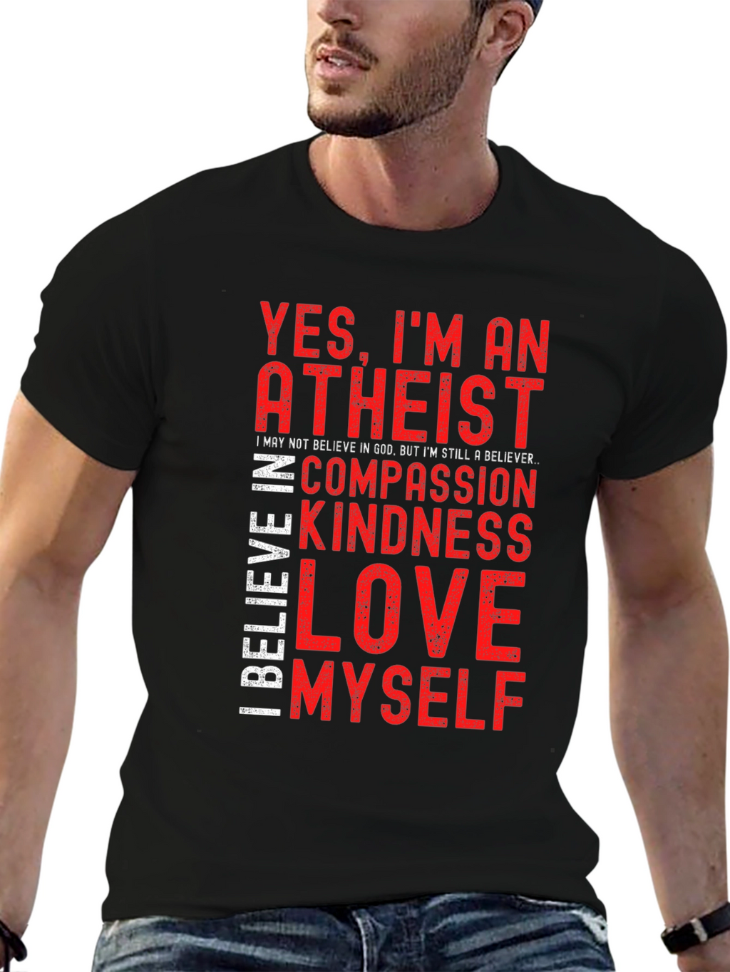Atheist Beliefs Graphic T-Shirt