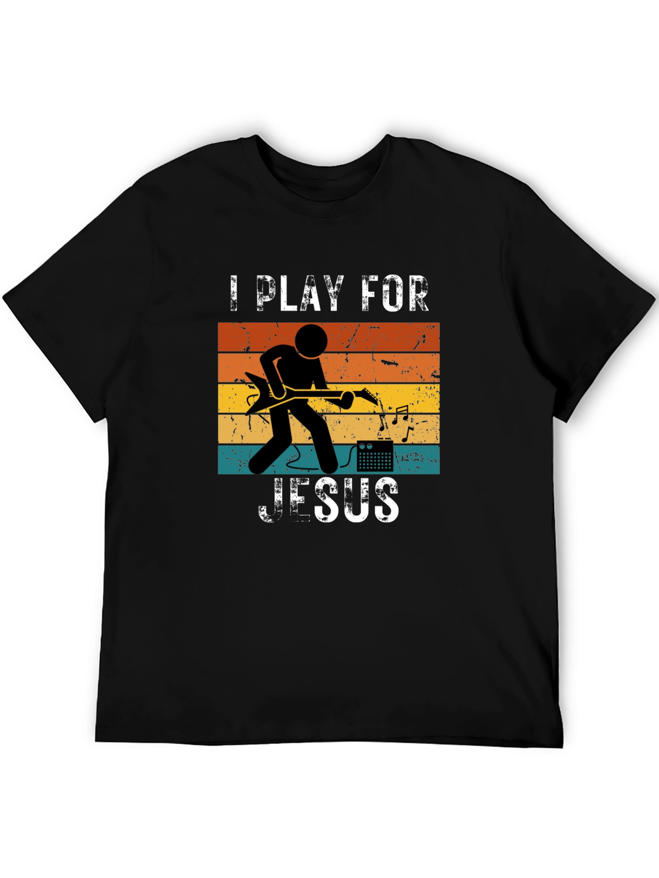 I Play for Jesus T-Shirt - Christian Musician Tee
