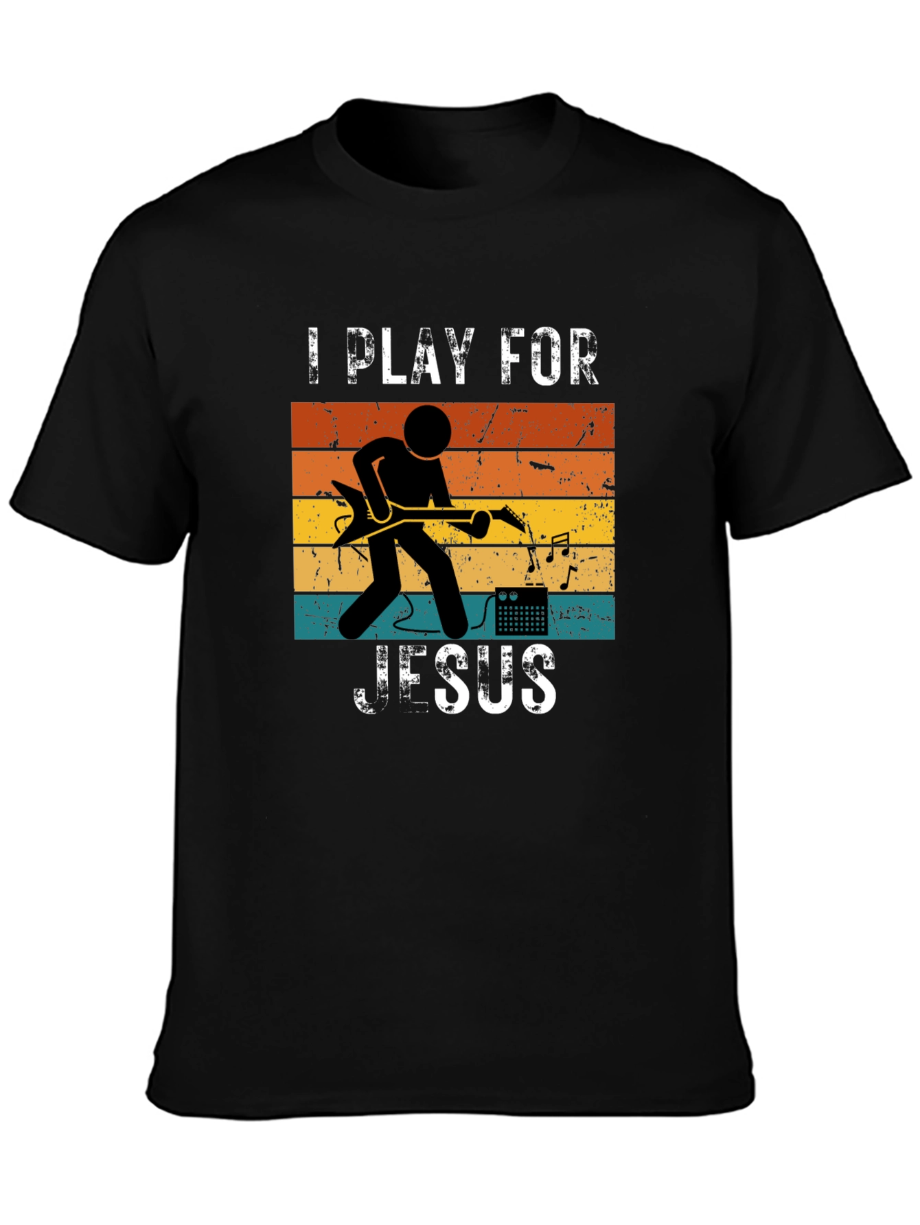 I Play for Jesus T-Shirt - Christian Musician Tee